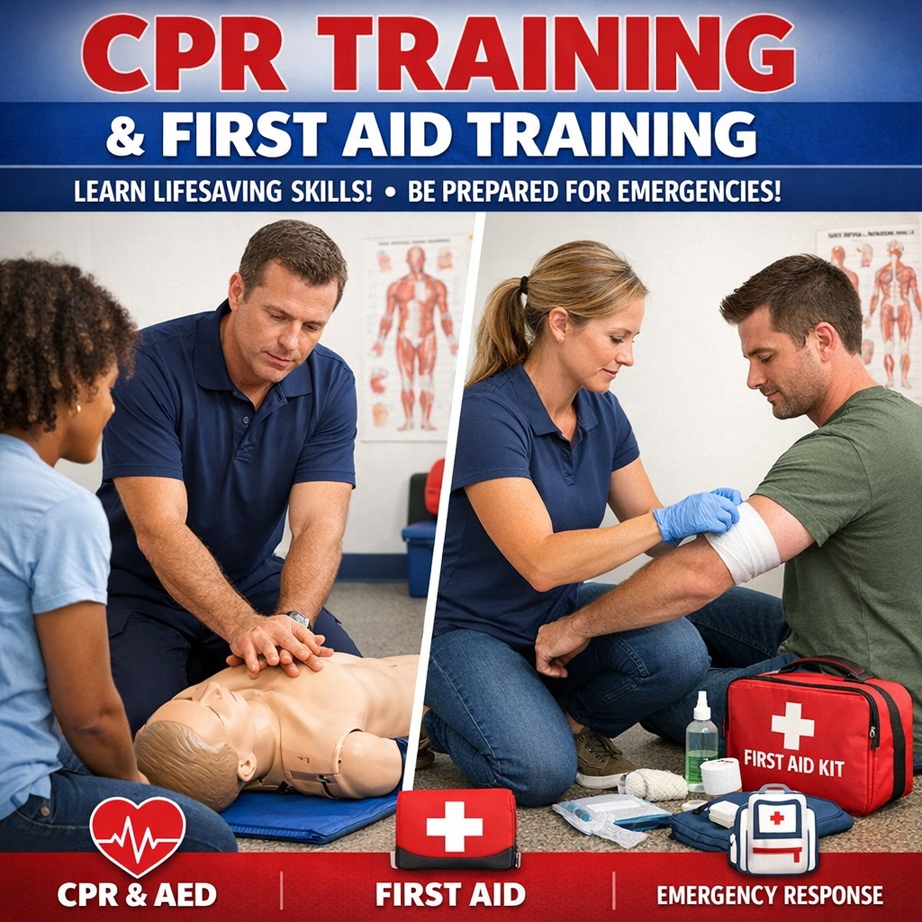 CPR and First Aid Training Session